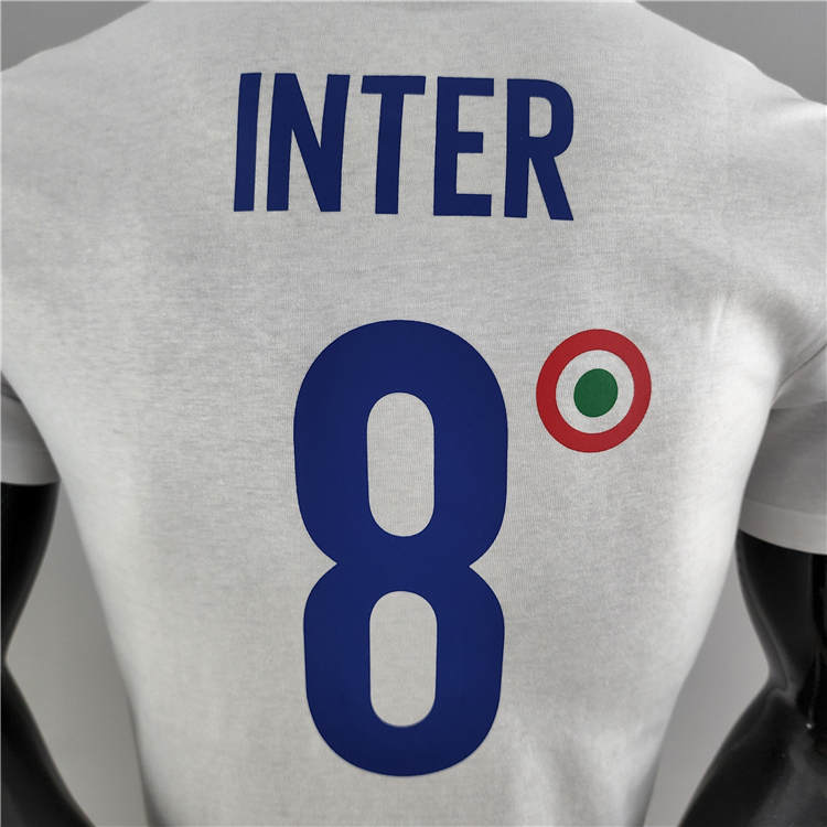 21-22 Inter Milan Champion White T-Shirt - Click Image to Close
